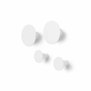 PONTO wall hooks Lily White (set/4)