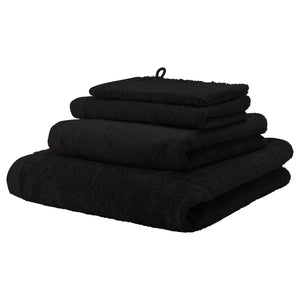 LONDON bathroom textiles Black