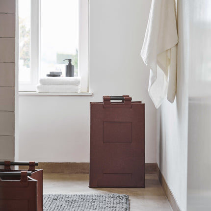 Luz Storage basket Maroon