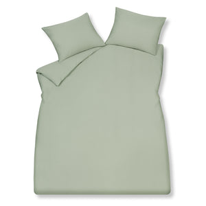 Copripiumino <tc>HOME</tc> 98 Verde fumo 140x220 cm (Tencel satinato)