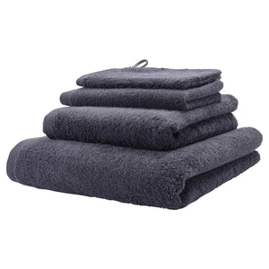 LONDON bathroom textiles Graphite