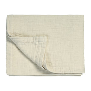 Pure 68 Plaid/Betspannung 160x250 cm Creme Tan (Baumwolle)