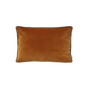 Housse de coussin VELOURS Marron Rustique 30x50 cm