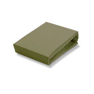 JERSEY SUPREME topper fitted sheet Martini Olive