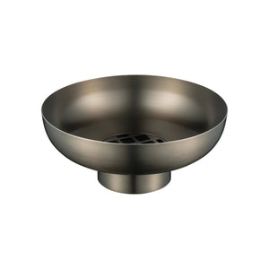 Miyabi Vase verbrannt Metall niedrig