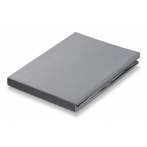 Drap-housse SATIN SOFT Gris Acier