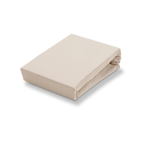 JERSEY SUPREME split topper fitted sheet Stone
