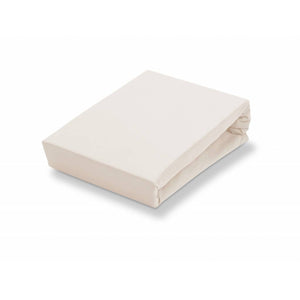 JERSEY SUPREME split topper fitted sheet Natural