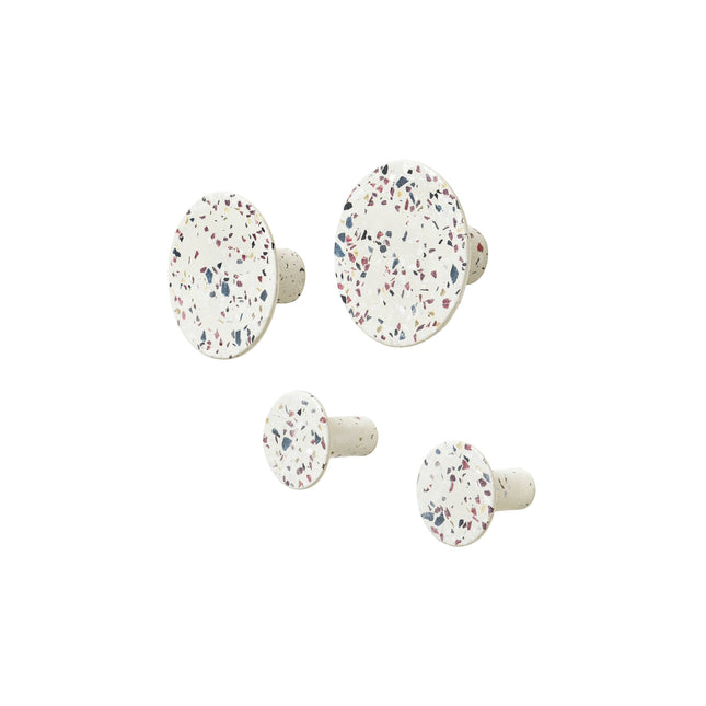 Ponto Wall Hooks Terrazzo Multi (Set/4)