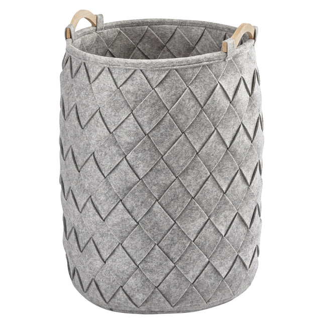 Amy laundry basket Silver Gray