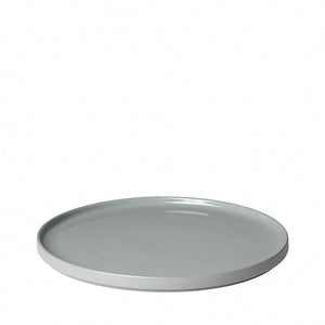 Assiette plate/assiette de service PILAR 35 cm Gris Mirage