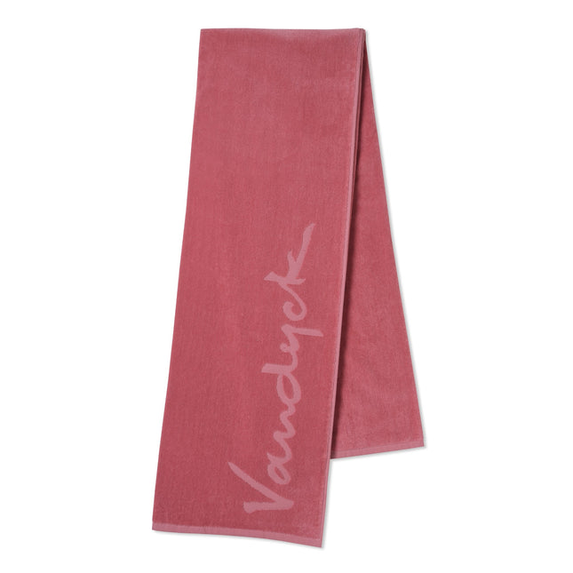 Beach towel plain ash rose 100x200 cm