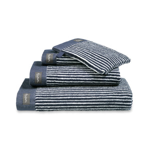 <tc>HOME</tc> bath linen Petit Ligne Blue Ink