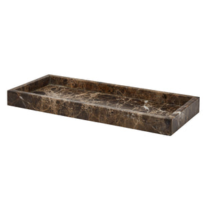 HAMMAM tray rechthoek Brown