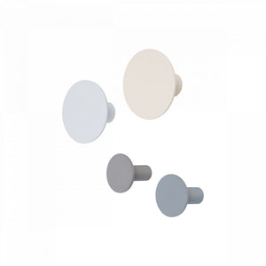 PONTO wall hooks Warm Gray (set/4)