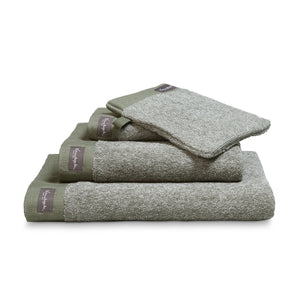 Handtuch 60x110 cm Home Mouliné Olive-113 (Set/3)