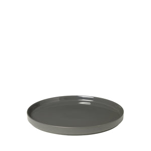 Assiette plate PILAR 27 cm Étain (set/4)