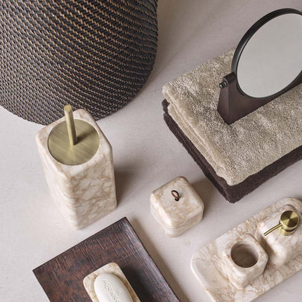 Aquanova badkameraccessoires en badtextiel - Cino Blake Ebony London Paris - www.bath-living.com