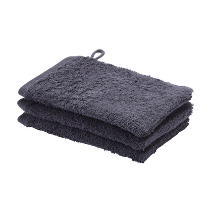 Aquanova London washandjes Graphite (LONTWW-96)