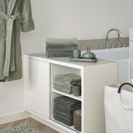 Aquanova London badtextiel - Kemen badmat - Ugo accessoires - Jada wasmand - www.bath-living.com