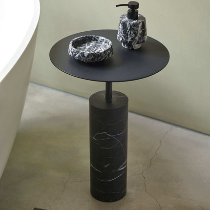 Aquanova Nero bijzettafel - Orion accessoires - Maks badmat - www.bath-living.com