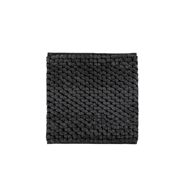 Aquanova Onyx badmat (ONYBMB-98) - kleur Dark Grey - 60x60 cm