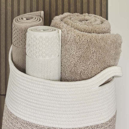 Aquanova Osman wasmand - Yuna en Mauro badmat - www.bath-living.com