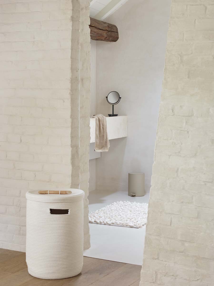 Wäschekorb Mit Wandhalterung Eiscreme - Faltbarer Kunststoff Korb | Platzsparende Aufbewahrung