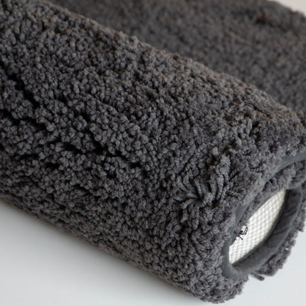 Aquanova badmat Atlas - kleur Caviar, grijs