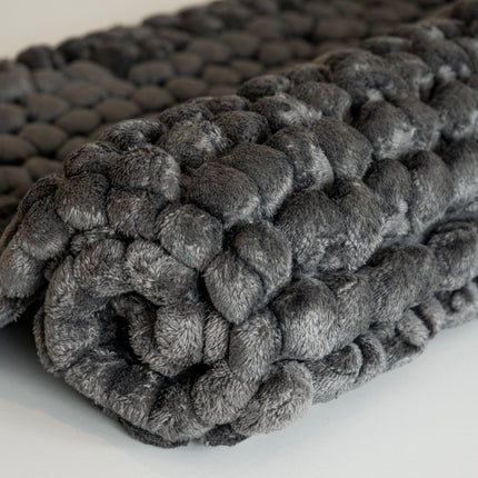 Aquanova badmat Onyx - kleur Dark Grey, grijs - www.bath-living.com