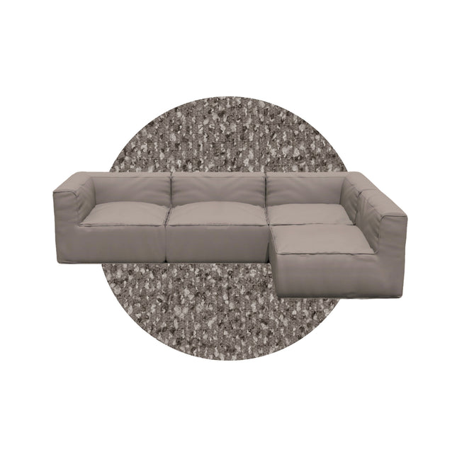 Blomus Grow loungebank A - kleur Earth Boucle - www.bath-living.com