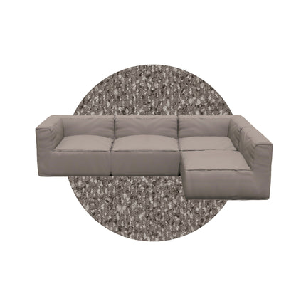 Blomus Grow loungebank A - kleur Earth Boucle - www.bath-living.com