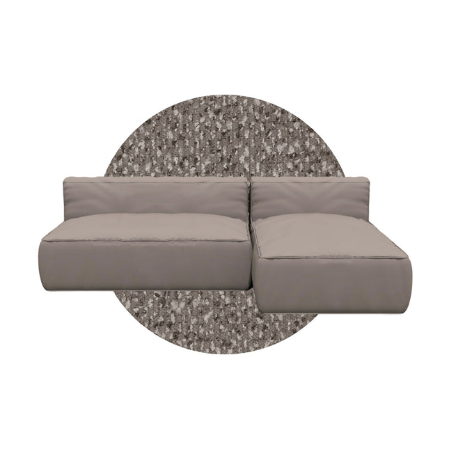 Blomus Grow loungebank C - kleur Earth Boucle - www.bath-living.com