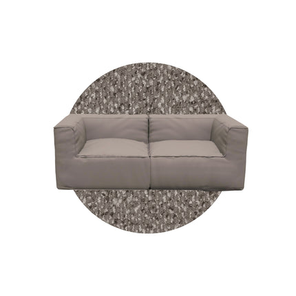 Blomus Grow loungebank E - kleur Earth Boucle - www.bath-living.com