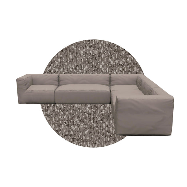 Blomus Grow loungebank F - kleur Earth Boucle - www.bath-living.com