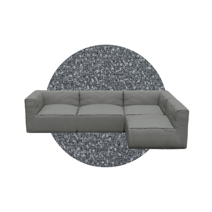 Blomus Grow loungebank A - kleur Stone Boucle - www.bath-living.com