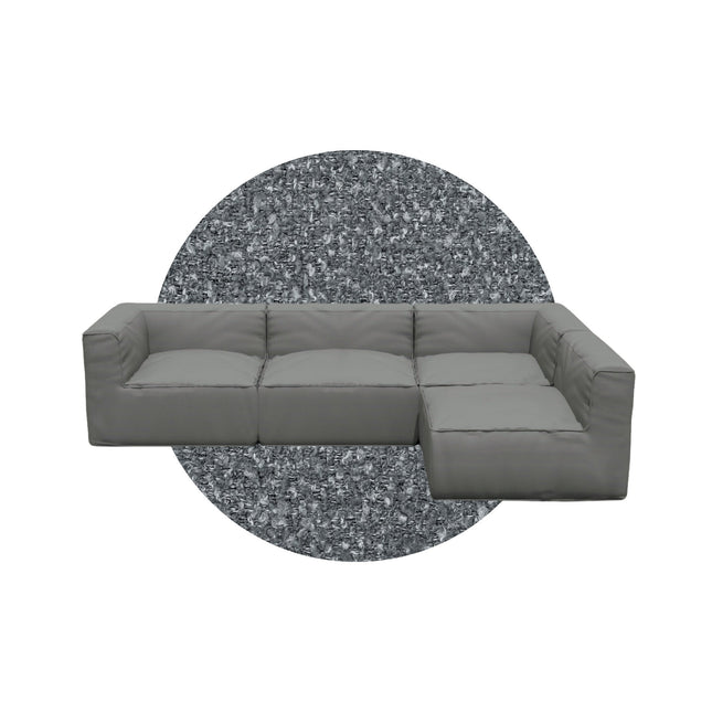 Blomus Grow loungebank A - kleur Stone Boucle - www.bath-living.com
