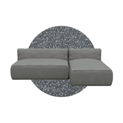 Blomus Grow loungebank C - kleur Stone Boucle - www.bath-living.com