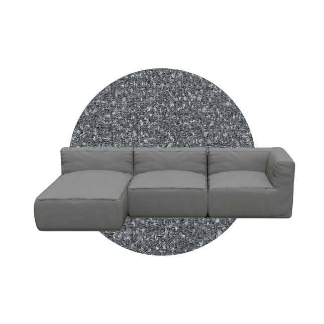 Blomus Grow loungebank D - kleur Stone Boucle - www.bath-living.com