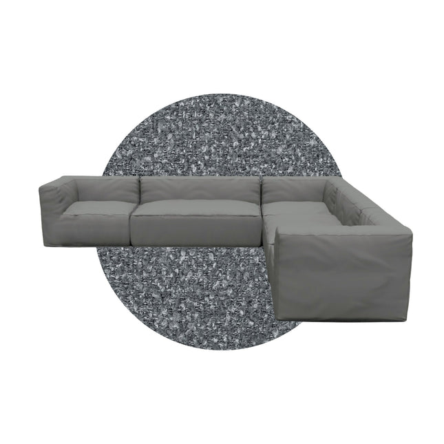 Blomus Grow loungebank F - kleur Stone Boucle - www.bath-living.com