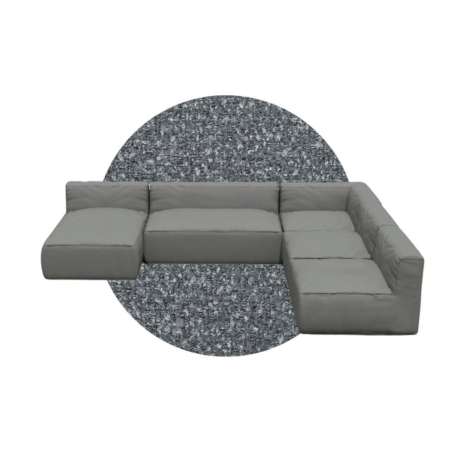 Blomus Grow loungebank H - kleur Stone Boucle - www.bath-living.com