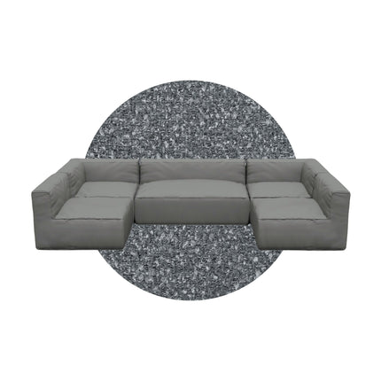 Blomus Grow loungebank I - kleur Stone Boucle - www.bath-living.com