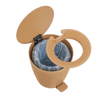 Blomus Ava pedaalemmer Tan (67419) nette afsluiting