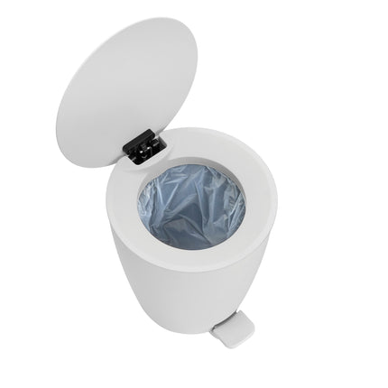 Blomus Ava pedaalemmer White (67414) met afdekring
