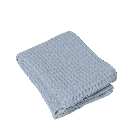 Blomus CARO handdoek 50x100 cm (69183) - gewafeld katoen - Ashley Blue