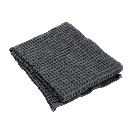 Blomus wafel handdoek 50x100 cm CARO (69000) donkergrijs, 100% katoen