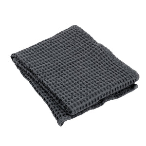 Blomus wafel handdoek 50x100 cm CARO (69000) donkergrijs, 100% katoen