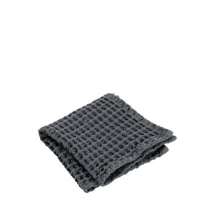 Blomus set/2 wafel gastendoekje 30x30 cm CARO (69005) donkergrijs, 100% katoen