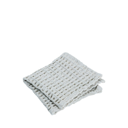 Blomus set/2 wafel gastendoekje 30x30 cm CARO (69008) lichtgrijs, 100% katoen