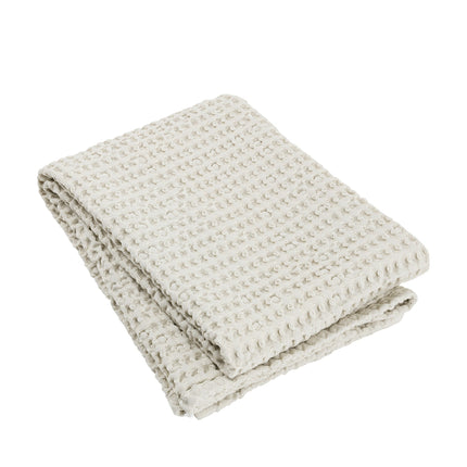 Blomus wafel badlaken CARO (68996) - kleur Moonbeam -  100% katoen